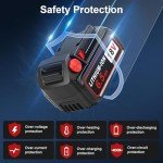 2-Pack 6.5Ah Replacement Batteries for Milwaukee Tools