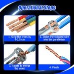 Automatic Wire Stripping and Twisting Tool