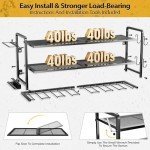 Heavy Duty Power Tool Organizer with Drill Holders