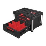 Milwaukee Packout Box with 2 Drawers & 1 High Drawer