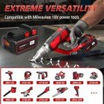 18V 6.5Ah Battery Replacement for Milwaukee Tools