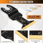 16-Piece Titanium Oscillating Saw Blade Set