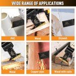 16-Piece Titanium Oscillating Saw Blade Set