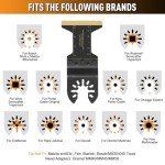 16-Piece Titanium Oscillating Saw Blade Set