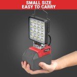 Cordless LED Work Light for Milwaukee 18V Tools