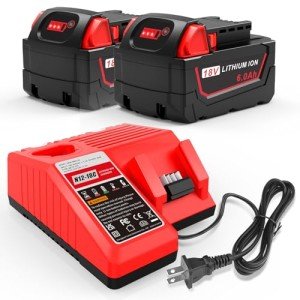 18V 6Ah Battery and Dual Port Charger Set