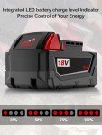 Ymawetia 18V 5.0AH Battery for Milwaukee Tools