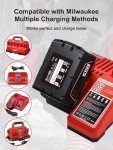 Ymawetia 18V 5.0AH Battery for Milwaukee Tools