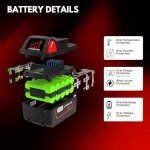 2-Pack 18V 5.0Ah Replacement Milwaukee M18 Batteries