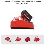 2-Pack 18V 5.0Ah Replacement Milwaukee M18 Batteries