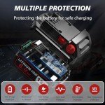 TOMAPEX 6.0Ah Replacement Battery for Milwaukee Tools