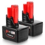 TeenPower M12 Battery Replacement 9.0 2-Pack