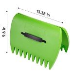 Large Lightweight Garden Leaf Scoops - 1 Set