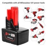 TeenPower M12 Battery Replacement 9.0 2-Pack