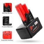 TeenPower M12 Battery Replacement 9.0 2-Pack