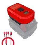 USB-C Fast Charger with LED Screen for Milwaukee