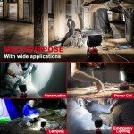 Cordless LED Work Light for Milwaukee Tools, 2PCS