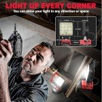 Cordless LED Work Light for Milwaukee Tools, 2PCS
