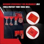 20pcs Tool and Battery Holders for Milwaukee M18