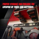20pcs Tool and Battery Holders for Milwaukee M18