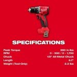 Milwaukee 18V Lithium-Ion Brushless Compact Drill