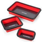 Magnetic Parts Tray Set - 3 Sizes for Tools