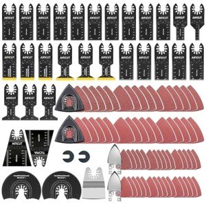 97-Piece Oscillating Saw Blade Kit for Multi Tools