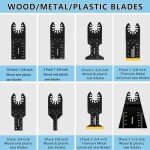 97-Piece Oscillating Saw Blade Kit for Multi Tools