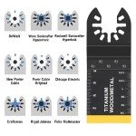 97-Piece Oscillating Saw Blade Kit for Multi Tools