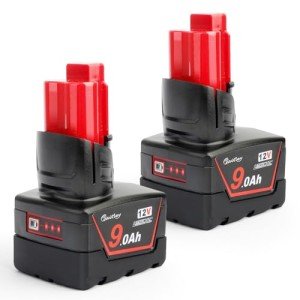 Waitley 2-Pack 12V 9Ah Li-ion Replacement Batteries