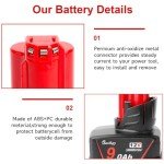 Waitley 2-Pack 12V 9Ah Li-ion Replacement Batteries