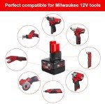 Waitley 2-Pack 12V 9Ah Li-ion Replacement Batteries