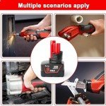 Waitley 2-Pack 12V 9Ah Li-ion Replacement Batteries