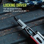 TRUE TITANIUM Multitool with Tanto Blade and Scraper