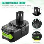 Ryobi 18V 7000mAh Battery Pack - 2 Pack