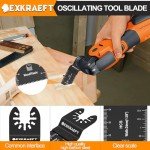 110 PCS Universal Oscillating Tool Blade Set