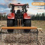 60 Inch Heavy-Duty Pine Straw Needle Rake