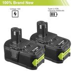 18V 6.0Ah Replacement Battery for Ryobi Tools