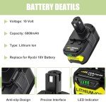 Ryobi 18V Replacement Battery for Power Tools