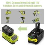 Ryobi 18V Replacement Battery for Power Tools