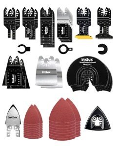 127 PCS Titanium Oscillating Saw Blades Set
