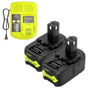 RYOBI Compatible 18V Lithium Battery & Charger Combo
