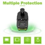 Djsanu 21V Rapid Charger and 6.0Ah Battery Combo