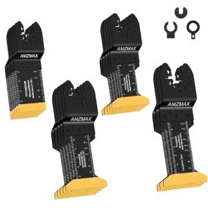 18-Piece Titanium Multitool Blades Set for Cutting