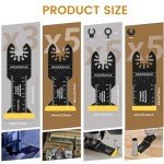 18-Piece Titanium Multitool Blades Set for Cutting