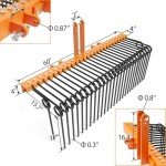 60 Inch Heavy-Duty Pine Straw Needle Rake