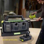 18V 6-Port Rapid Battery Charger for Ryobi Tools