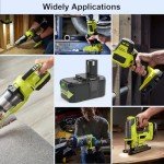 2-Pack 6.5Ah Lithium-ion Replace Ryobi 18V Batteries
