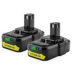 2-Pack 18V Lithium Replacement Battery for Ryobi