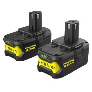 Ryobi 18V 8.0Ah Battery Replacement - 2 Pack